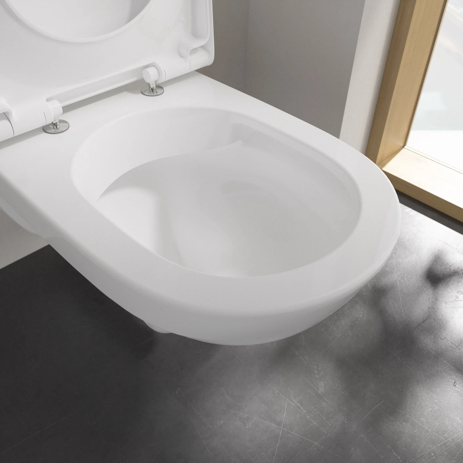 Villeroy & Boch Vicare Tiefspül-WC Spülrandlos, 36 X 70 Cm, Für WC-Sitz 8 Villeroy & Boch Vicare Tiefspül-WC Spülrandlos, 36 X 70 Cm, Für WC-Sitz – Bild 8