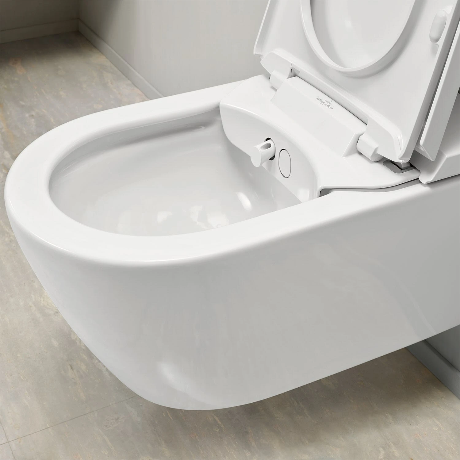 Villeroy & Boch ViClean Dusch-WC I200, Spülrandlos 6 Villeroy & Boch ViClean Dusch-WC I200, Spülrandlos – Bild 6
