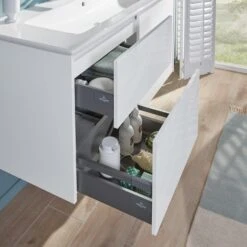 Villeroy & Boch Finero Waschtischunterschrank 120 Cm Mit Waschtisch Und Spiegelschrank, 4 Auszüge -Badmöbel Verkäufe villeroy boch badmoebel finero waschtischunterschrank mit 6155443