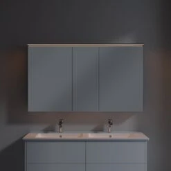 Villeroy & Boch Finero Waschtischunterschrank 130 Cm Mit Doppelwaschtisch Und Spiegelschrank, 4 Auszüge -Badmöbel Verkäufe villeroy boch badmoebel finero waschtischunterschrank mit 6156265